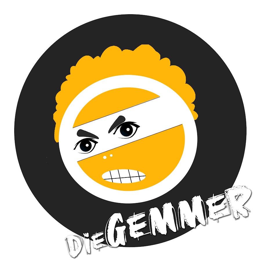 dieGemmer logo — kwaai oranje karakter